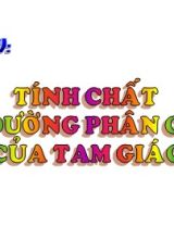 Bài giảng Toán Lớp 7 (Sách Chân trời sáng tạo) - Chương 8 - Bài 9 Tính chất ba đường phân giác của tam giác - Năm học 2022-2023
